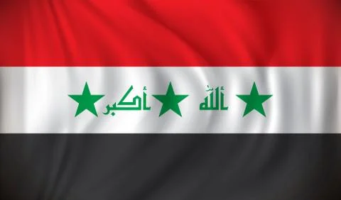 Flag of Iraq Stock Illustration