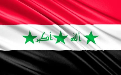 Flag of Iraq Stock Illustration