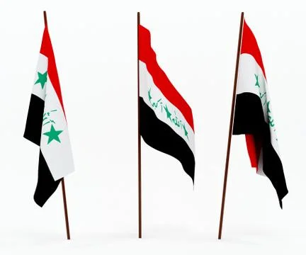 Flag of Iraq Stock Photos