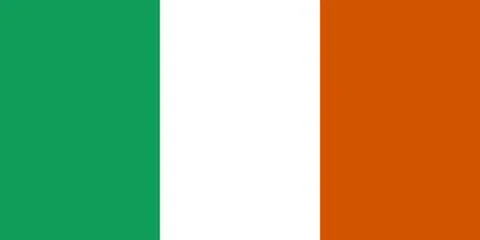 Flag of Ireland close up Stock Illustration