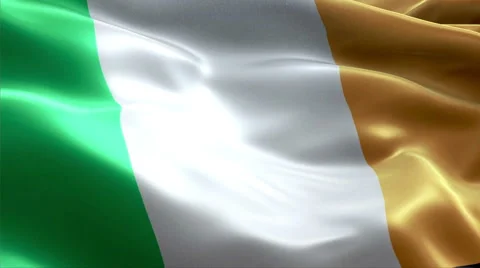 Flag Ireland Vídeos de archivo 47747703