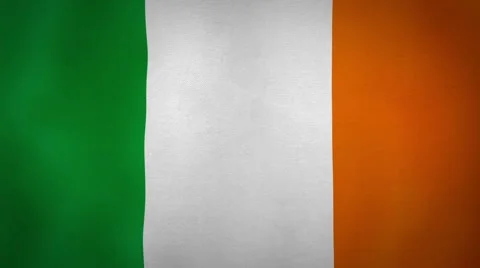 Flag Ireland Stock Footage 48246360