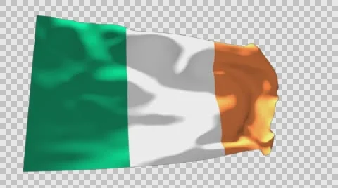 Flag of Ireland Stockbeeldmateriaal 61121444