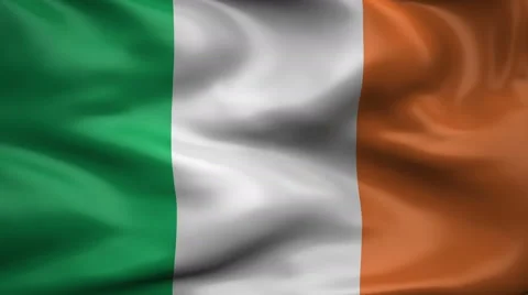 Flag of Ireland Video stock 64456934