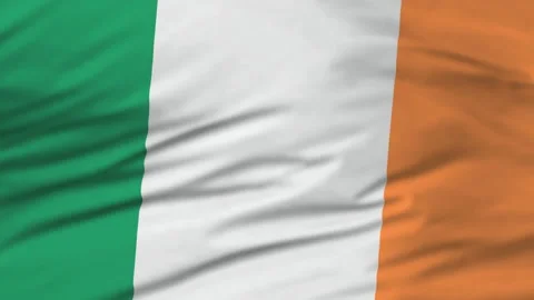 Flag of Ireland Stock Footage 147102340