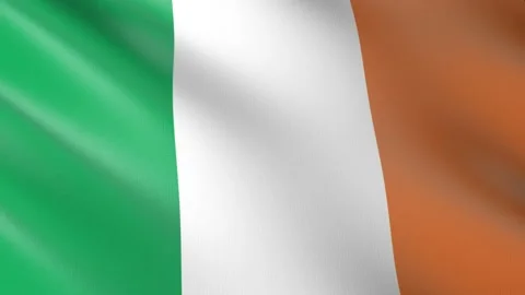 Flag of Ireland Video stock 151368620