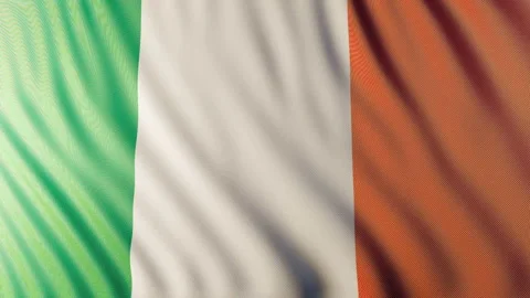 Flag of Ireland Stock Footage 295273015