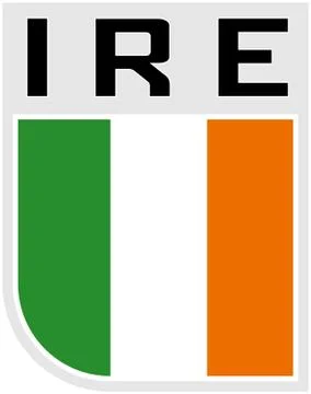 Flag of ireland icon Stock Illustration