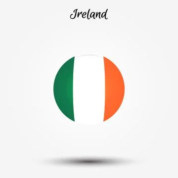 Flag of Ireland icon Stock Illustration