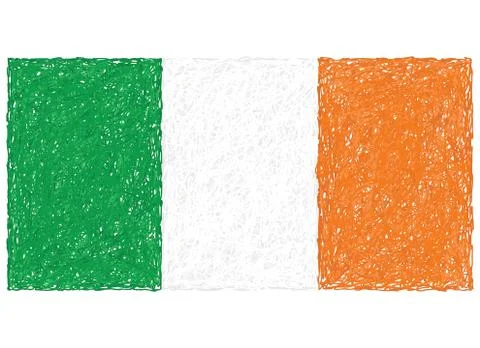 Flag of ireland Stock Illustration