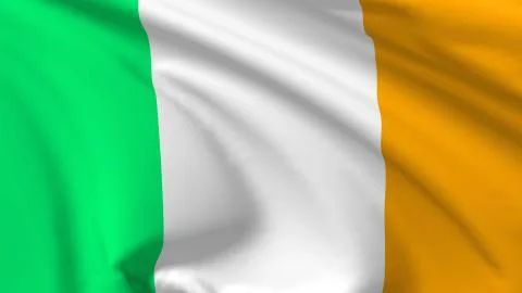 Flag of ireland Illustrazione stock