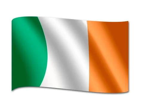 Flag of ireland Stock Illustration