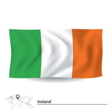 Flag of Ireland Stock Illustration