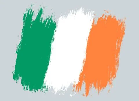 Flag of Ireland. Illustrazione stock