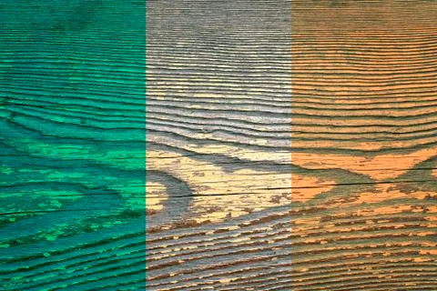 The flag of Ireland Stock Photos