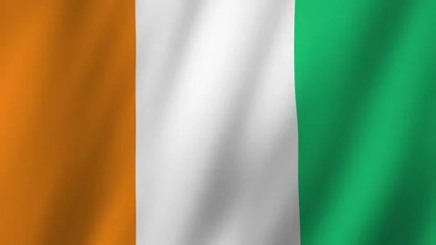 Flag of Ireland waving in the wind Stock-Footage 274741765