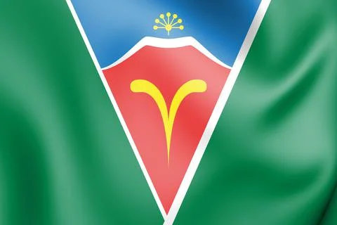 Flag of Ishimbay Stock Illustration