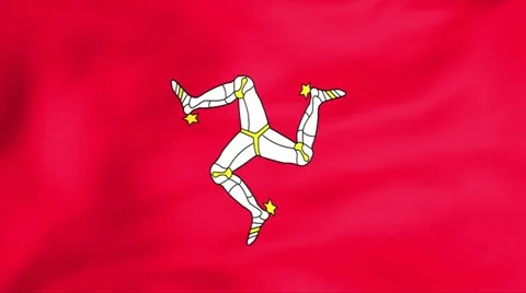 Flag Of Isle of Man Video stock 11355710