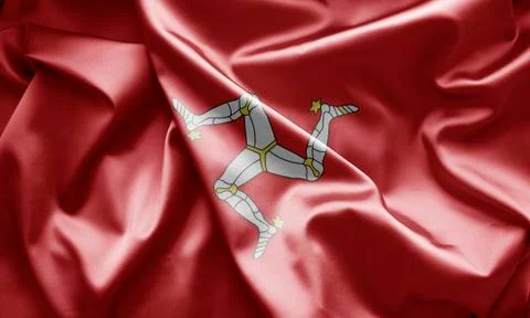 Flag of the isle of man Stock Illustration