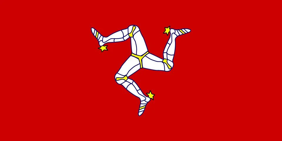 Flag Of The Isle Of Man Stock Illustration