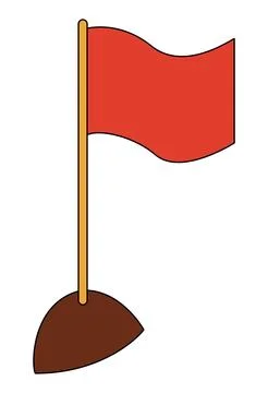 Flag isolated on a white background Stock Illustration