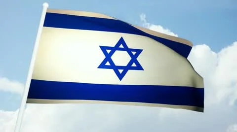 Flag Israel 03 Video stock 21622212