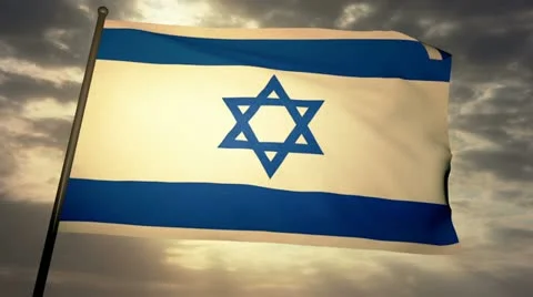 Flag Israel 05 Stock Footage 21627180