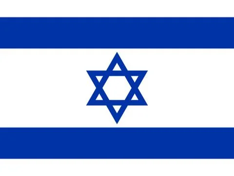 Flag of Israel, background. Stock Illustration