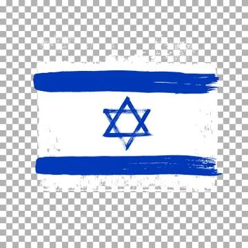 Flag of Israel on an empty background イラスト素材
