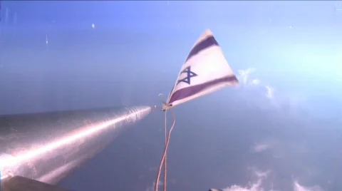 Flag of Israel Video stock 609579