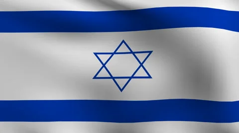 Flag of israel Stock Footage 912952