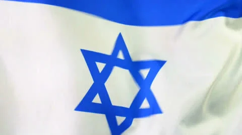 Flag of Israel Video stock 25271130