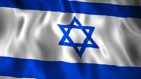 Flag Israel Stock Footage 128176443