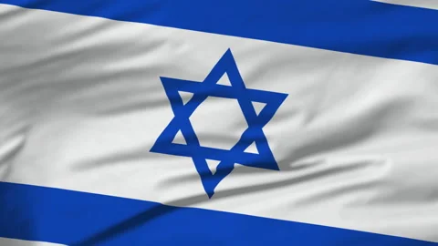 Flag of Israel Stock Footage 149001520
