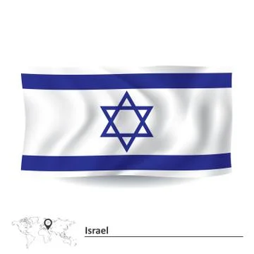 Flag of Israel Stock Illustration