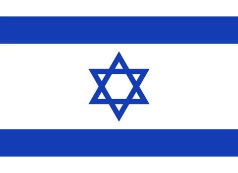 Flag of Israel Stock Illustration