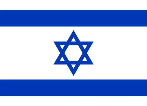 Flag of Israel Stock Illustration