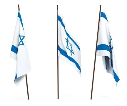 Flag of Israel Stock Photos