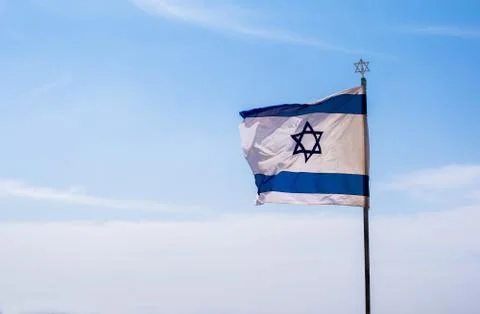 Flag of Israel Stock Photos