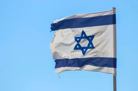 Flag of Israel Stock Photos
