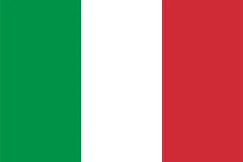 Flag Of Italian. Vector. Ratios and colors are observed. Stock Illustration
