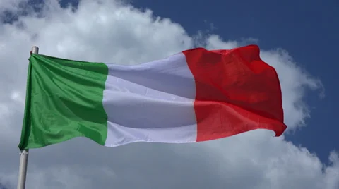 Flag Of Italy. 4K. Stock Footage 39157306