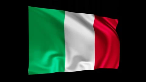 The flag of Italy animation Stock Footage 147257859