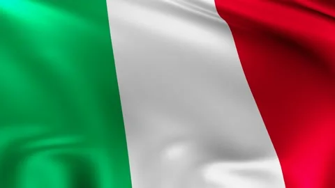 The flag of Italy animation, Stock Footage 147495451