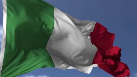 Flag of Italy 動画素材 76022756