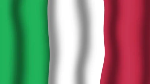 Flag of Italy Stock Footage 175801508