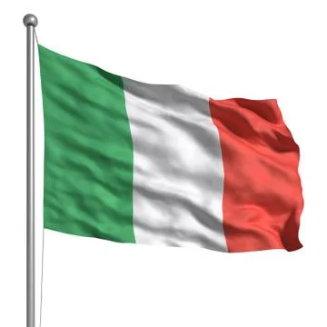 Flag of italy Stock Illustration