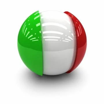 Flag of italy Stock Illustration