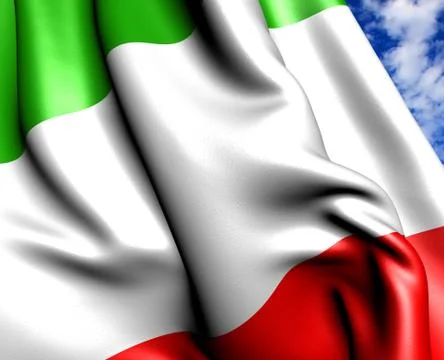 Flag of italy Stock Illustration