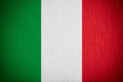 Flag of Italy Illustrazione stock